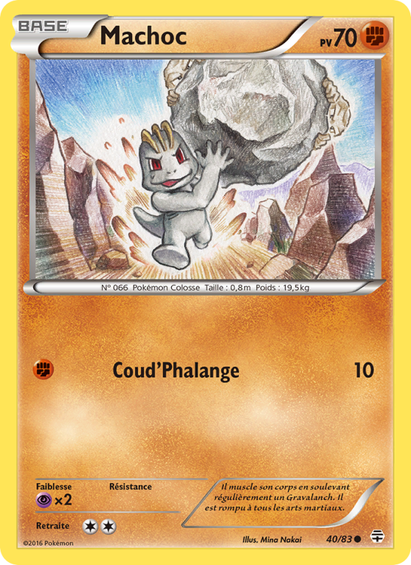 Machoc 40 — Générations (French Pokémon TCG card)