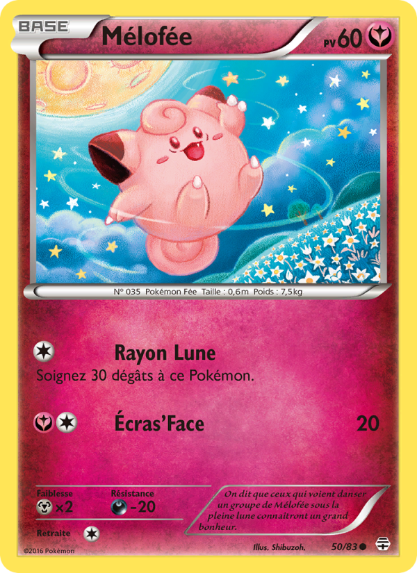 Mélofée 50 — Générations (French Pokémon TCG card)