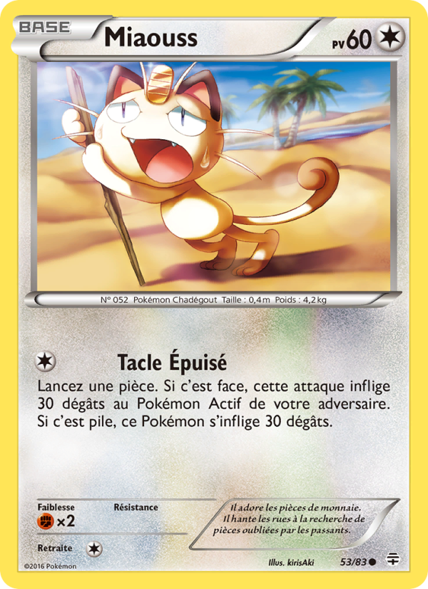 Miaouss 53 — Générations (French Pokémon TCG card)