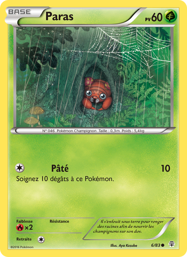 Paras 6 — Générations (French Pokémon TCG card)