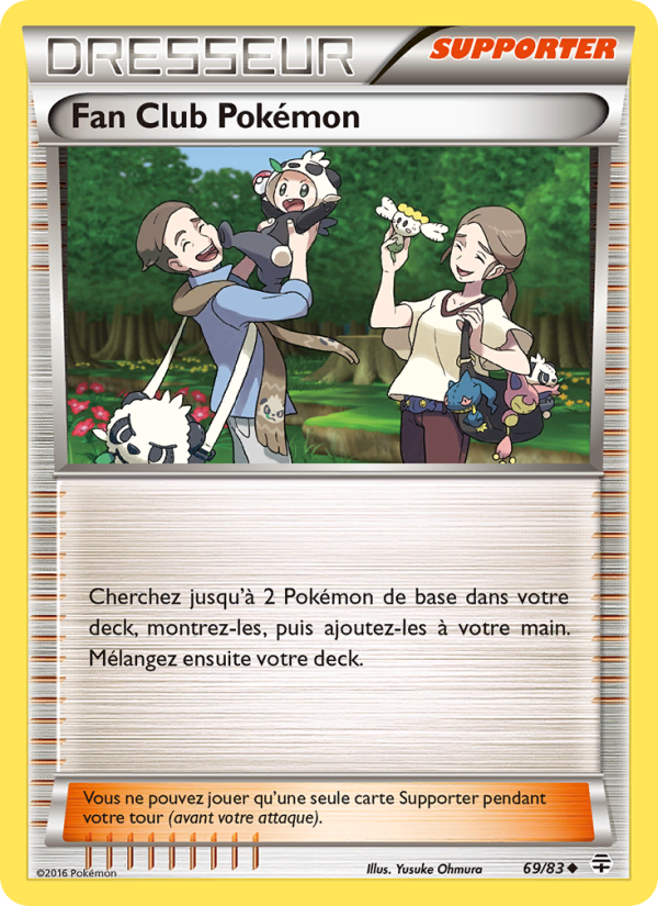 Fan Club Pokémon 69 — Générations (French Pokémon TCG card)