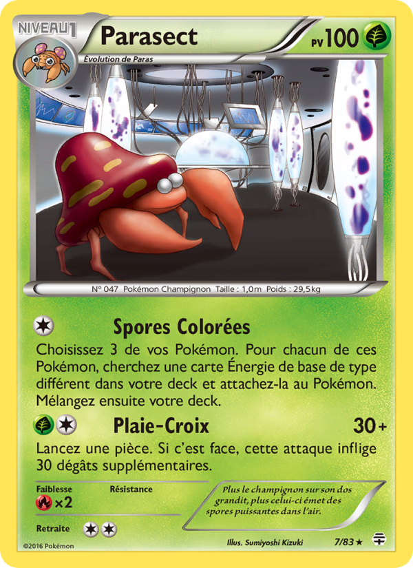 Parasect 7 — Générations (French Pokémon TCG card)