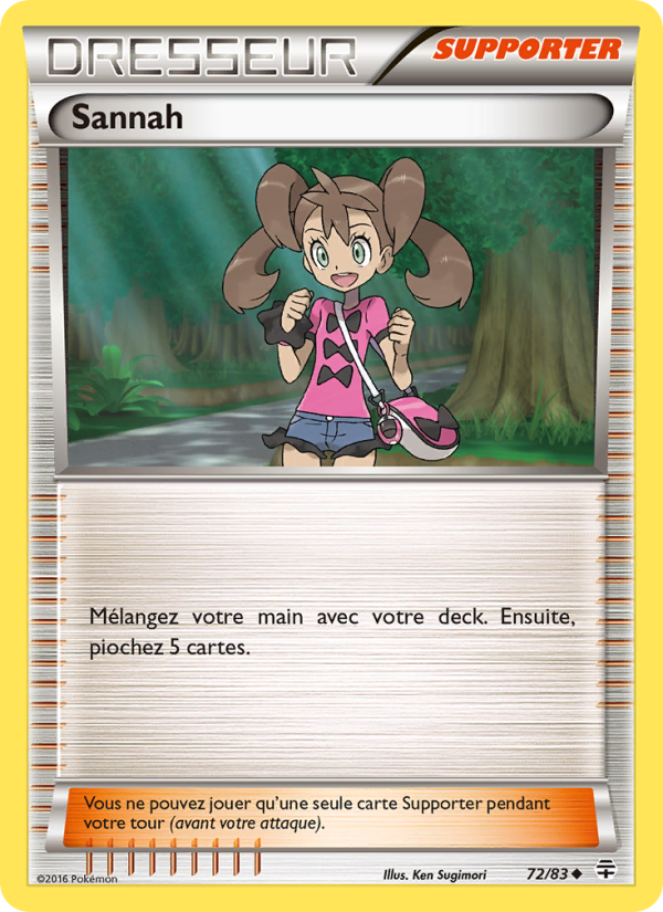 Sannah 72 — Générations (French Pokémon TCG card)