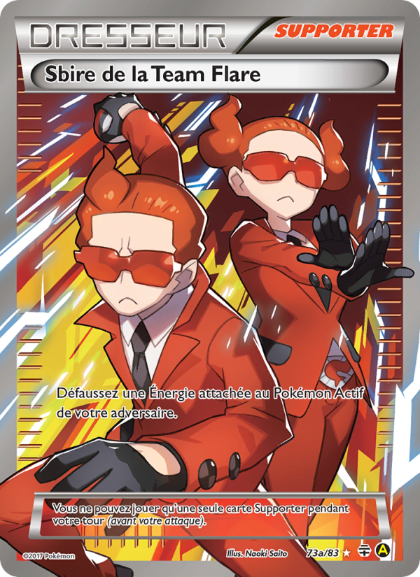Sbire de la Team Flare 73 — Générations (French Pokémon TCG card)