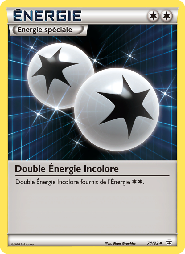 Double Énergie Incolore 74 — Générations (French Pokémon TCG card)