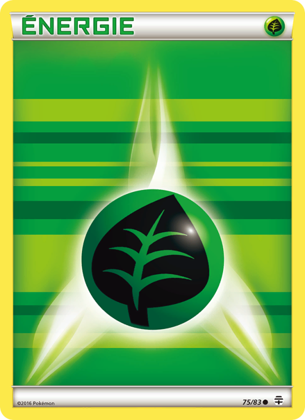 Énergie Grass de base 75 — Générations (French Pokémon TCG card)