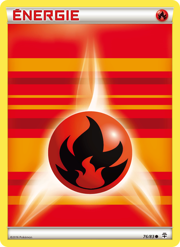 Énergie Fire de base 76 — Générations (French Pokémon TCG card)