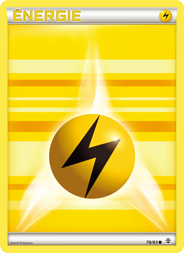 Énergie Lightning de base 78 — Générations (French Pokémon TCG card)