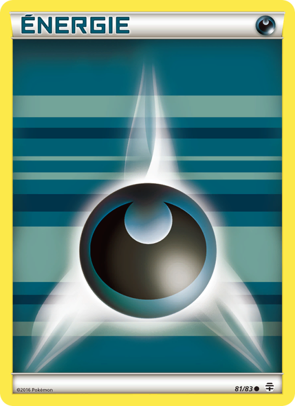 Énergie Darkness de base 81 — Générations (French Pokémon TCG card)