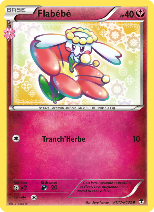 Flabébé RC17 — Générations (French Pokémon TCG card)