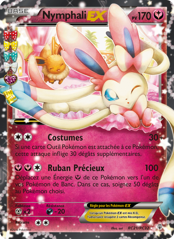 Nymphali-EX RC21 — Générations (French Pokémon TCG card)
