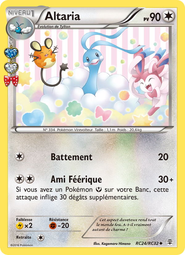 Altaria RC24 — Générations (French Pokémon TCG card)