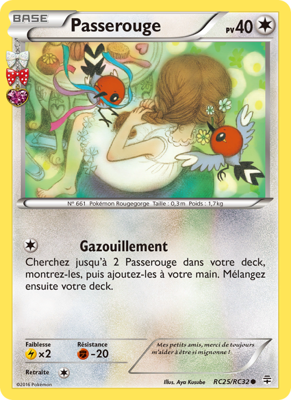 Passerouge RC25 — Générations (French Pokémon TCG card)