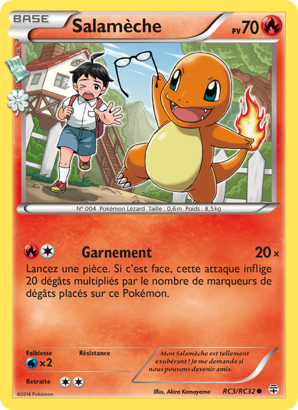 Salamèche RC3 — Générations (French Pokémon TCG card)
