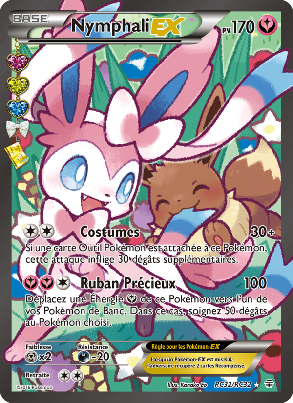 Nymphali-EX RC32 — Générations (French Pokémon TCG card)