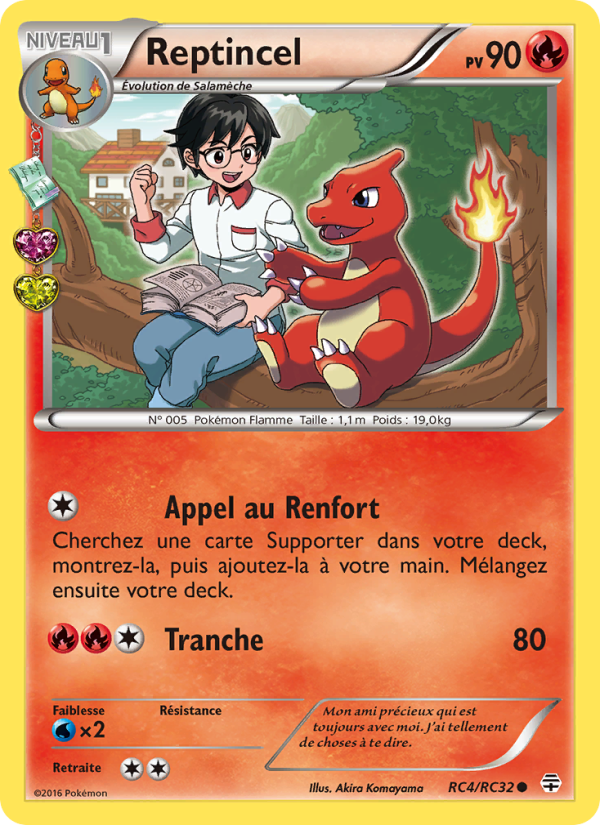 Reptincel RC4 — Générations (French Pokémon TCG card)
