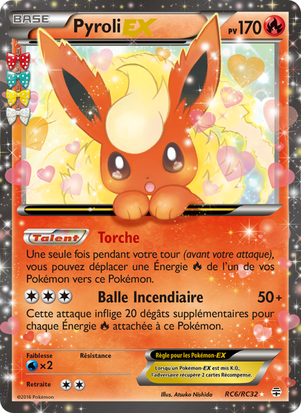 Pyroli-EX RC6 — Générations (French Pokémon TCG card)