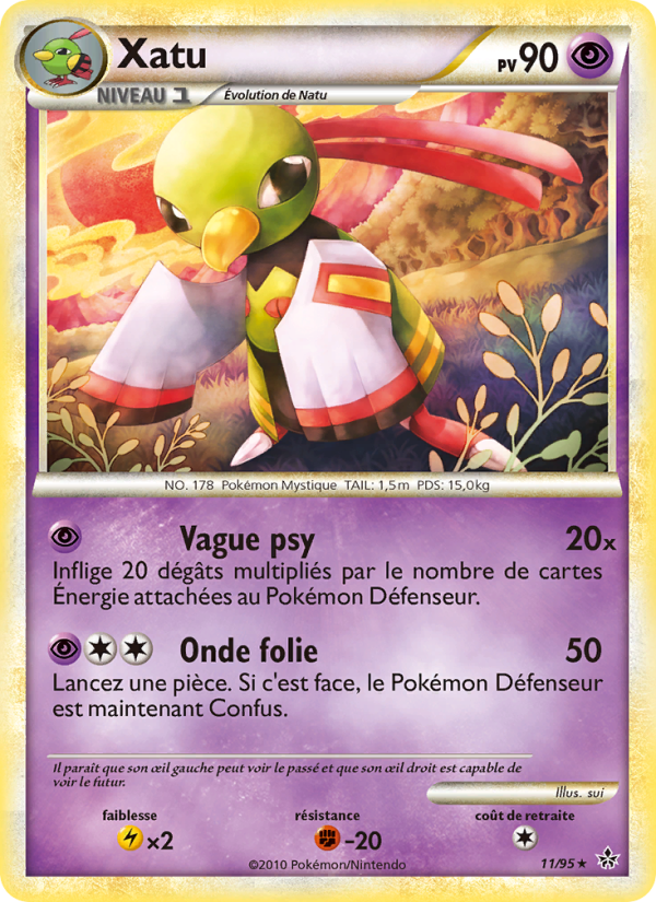 Xatu 11 — Déchaînement (French Pokémon TCG card)