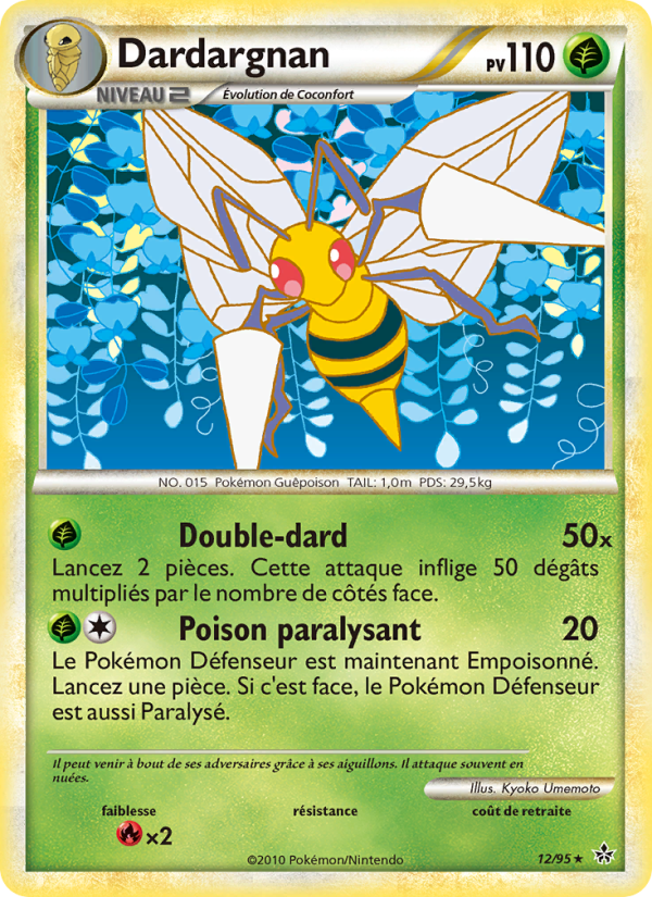 Dardargnan 12 — Déchaînement (French Pokémon TCG card)