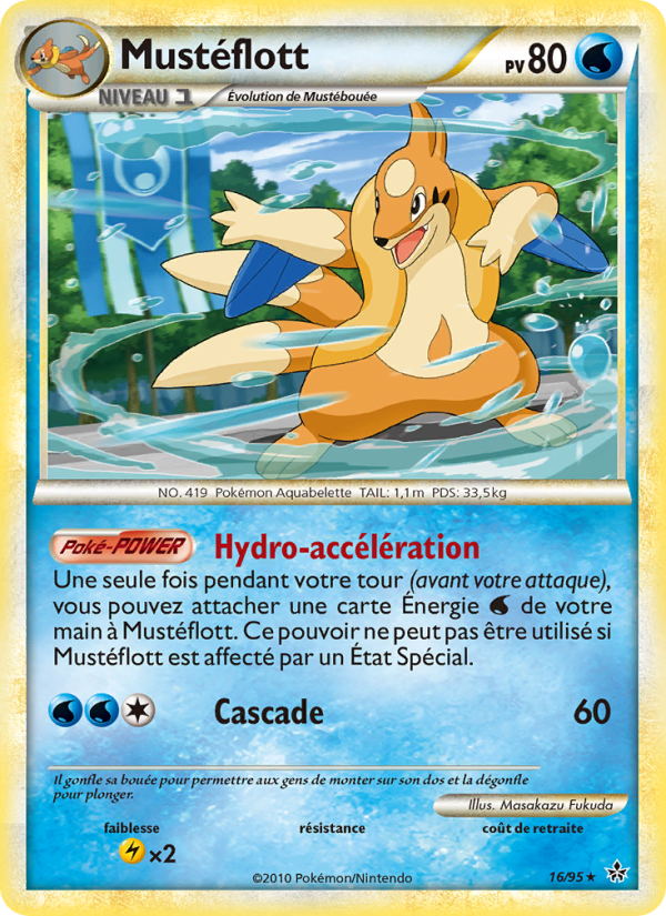 Mustéflott 16 — Déchaînement (French Pokémon TCG card)