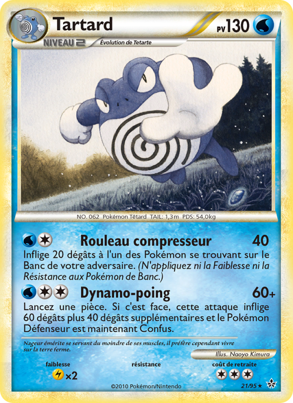Tartard 21 — Déchaînement (French Pokémon TCG card)