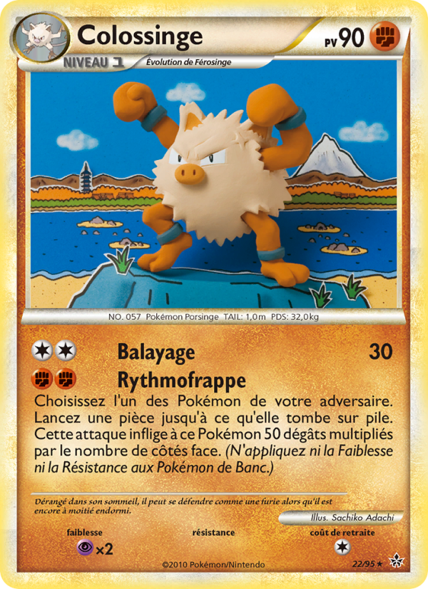 Colossinge 22 — Déchaînement (French Pokémon TCG card)