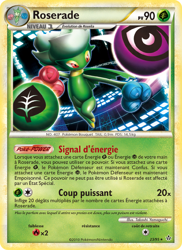 Roserade 23 — Déchaînement (French Pokémon TCG card)