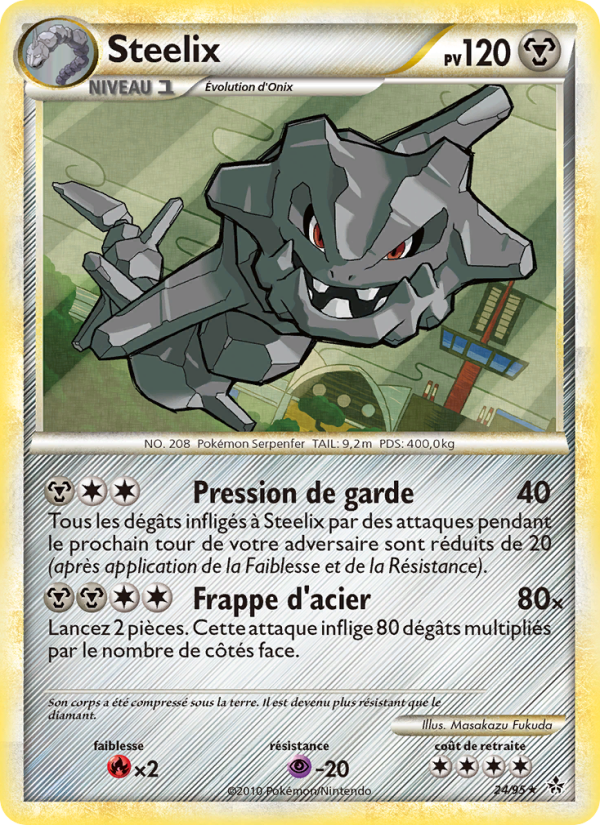 Steelix 24 — Déchaînement (French Pokémon TCG card)