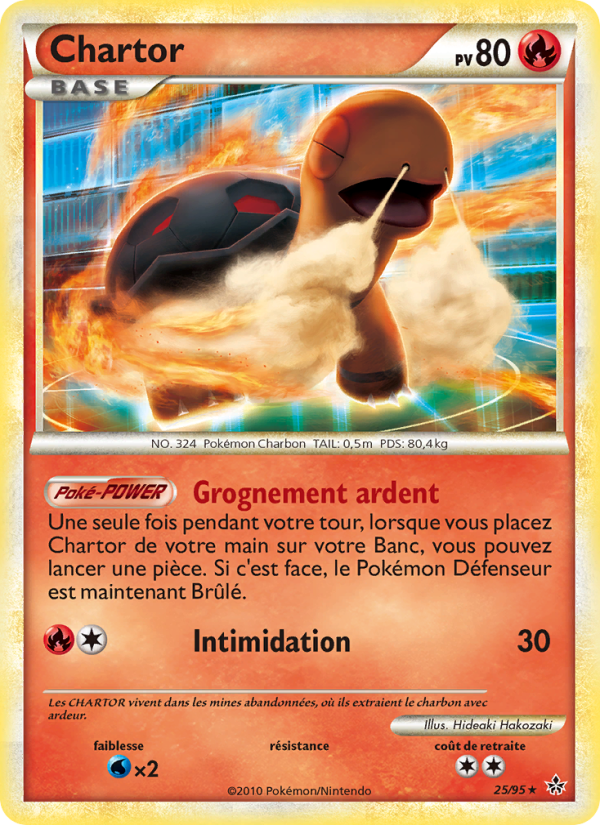 Chartor 25 — Déchaînement (French Pokémon TCG card)