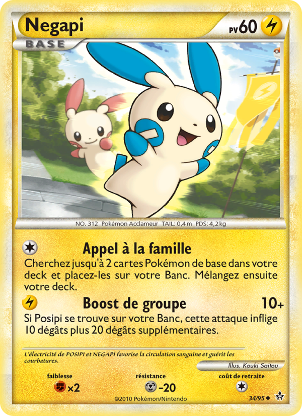 Negapi 34 — Déchaînement (French Pokémon TCG card)