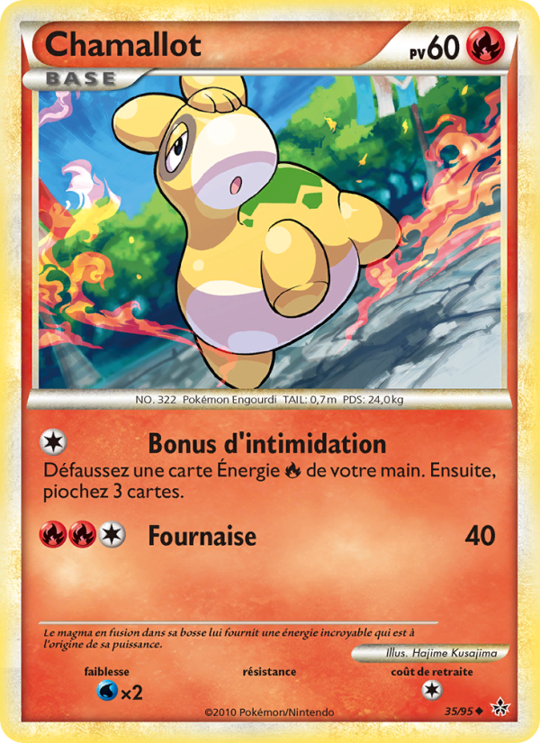 Chamallot 35 — Déchaînement (French Pokémon TCG card)