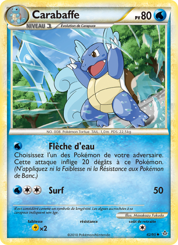 Carabaffe 42 — Déchaînement (French Pokémon TCG card)