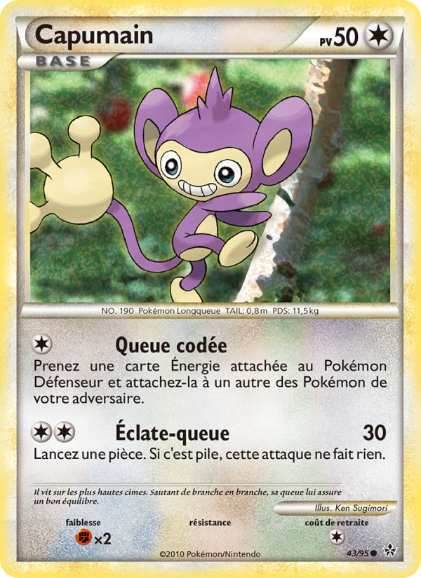 Capumain 43 — Déchaînement (French Pokémon TCG card)