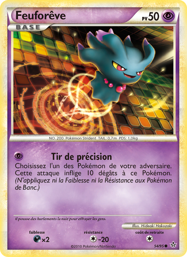Feuforêve 54 — Déchaînement (French Pokémon TCG card)