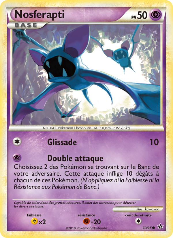 Nosferapti 70 — Déchaînement (French Pokémon TCG card)