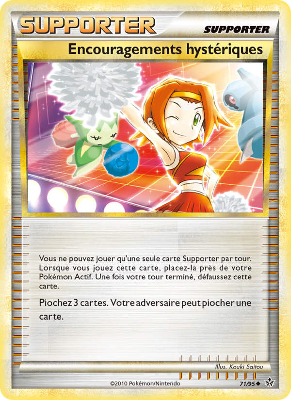 Encouragements hystériques 71 — Déchaînement (French Pokémon TCG card)
