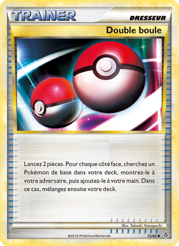 Double boule 72 — Déchaînement (French Pokémon TCG card)