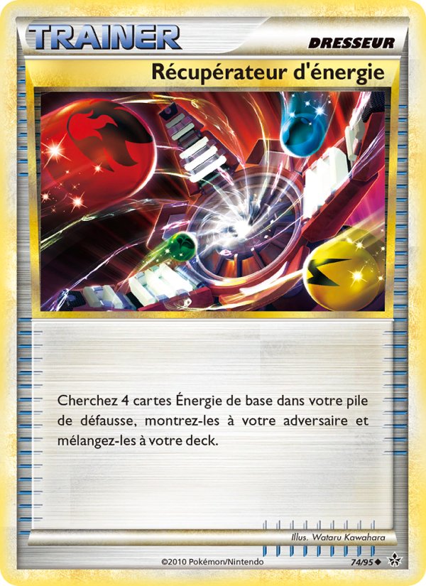 Récupérateur d’énergie 74 — Déchaînement (French Pokémon TCG card)