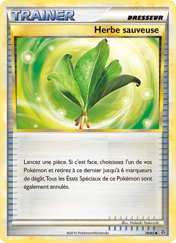 Herbe sauveuse 79 — Déchaînement (French Pokémon TCG card)