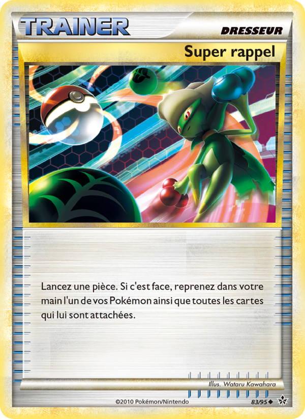 Super rappel 83 — Déchaînement (French Pokémon TCG card)