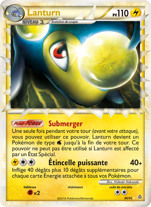Lanturn 86 — Déchaînement (French Pokémon TCG card)