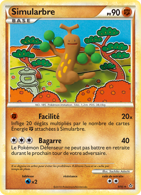 Simularbre 9 — Déchaînement (French Pokémon TCG card)
