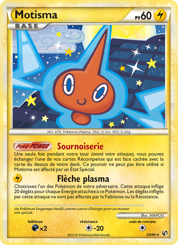 Motisma 20 — Indomptable (French Pokémon TCG card)