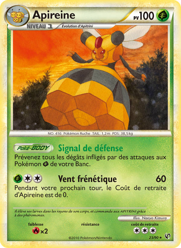 Apireine 23 — Indomptable (French Pokémon TCG card)