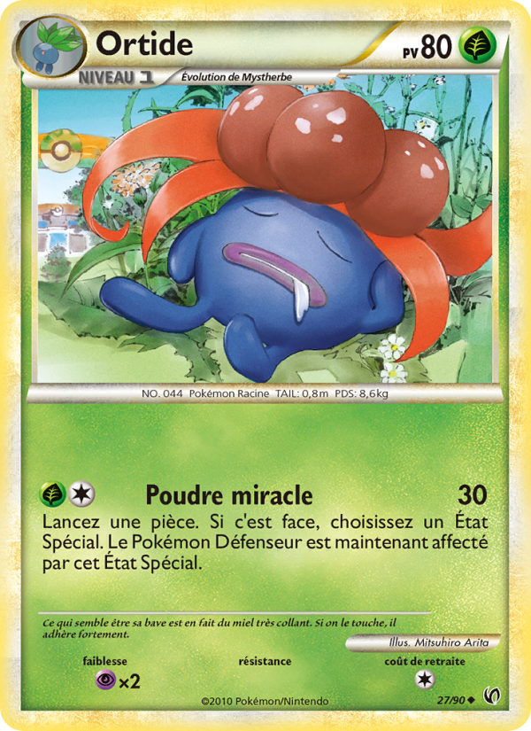 Ortide 27 — Indomptable (French Pokémon TCG card)