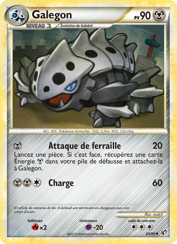 Galegon 29 — Indomptable (French Pokémon TCG card)