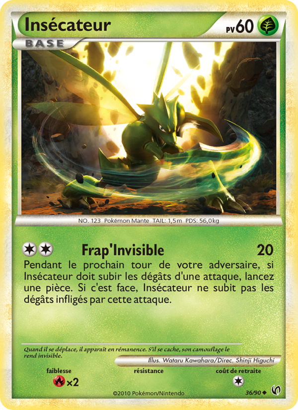 Insecateur 36 — Indomptable (French Pokémon TCG card)