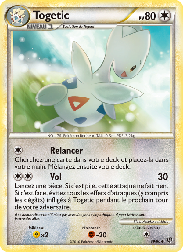 Togetic 39 — Indomptable (French Pokémon TCG card)