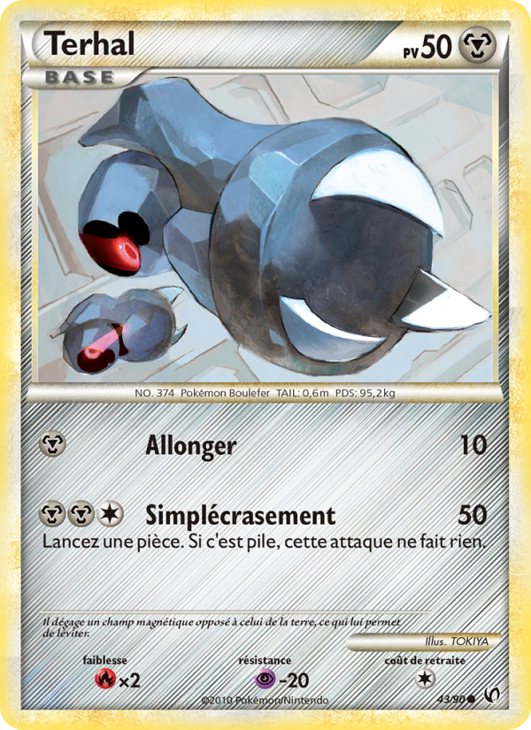 Terhal 43 — Indomptable (French Pokémon TCG card)