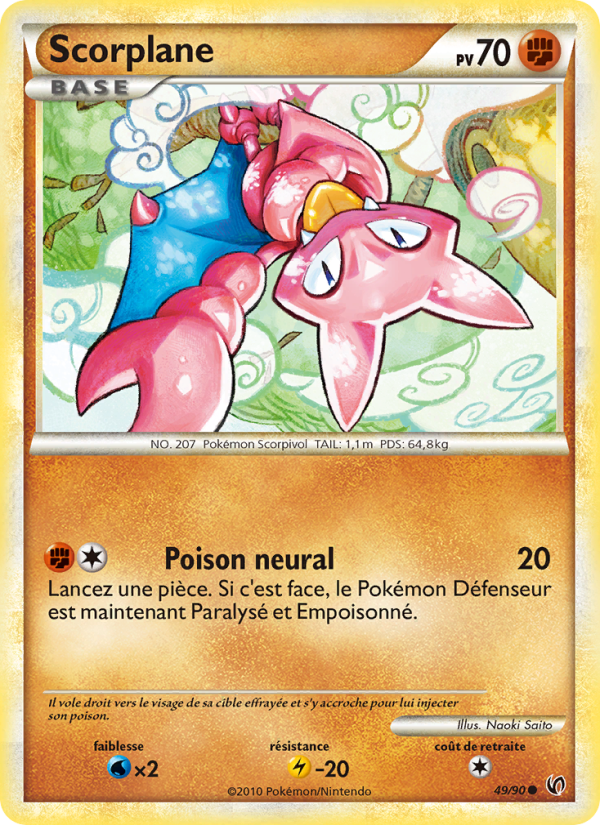 Scorplane 49 — Indomptable (French Pokémon TCG card)